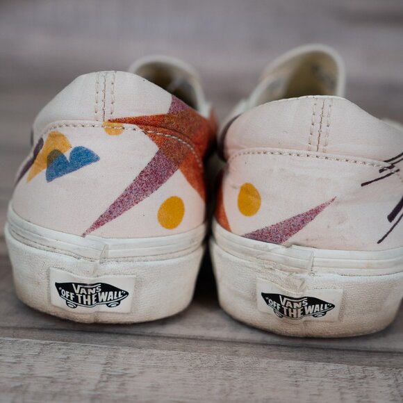 Vans MOMA Slip On Shoes Vasily Kandinsky Mens 8.5 Museum Of Modern Art - Picture 5 of 7